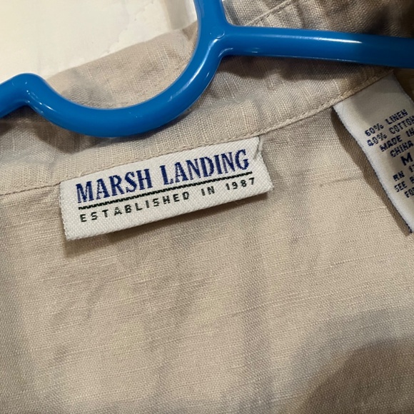 Lot of 2 Vintage Marsh Landing Button Down Tops - Picture 2 of 4